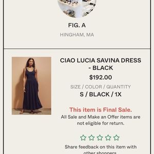Ciao Lucia brand new dress